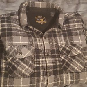 Men's Plaid Fleece Jackets Super Plush Sherpa Line